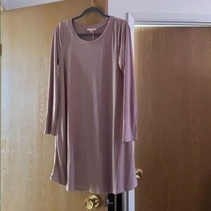 Soft and flowy, very comfy blush Dress!